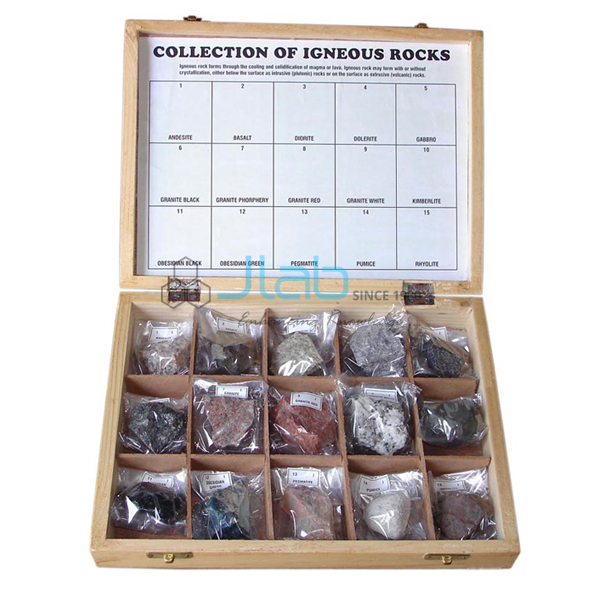 Collection of 15 Igneous Rocks