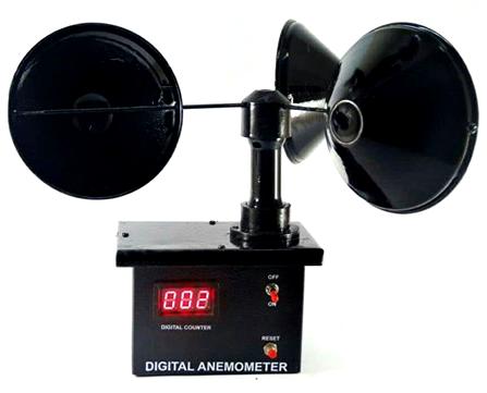 Anemometer with Wind Vane, Cup type